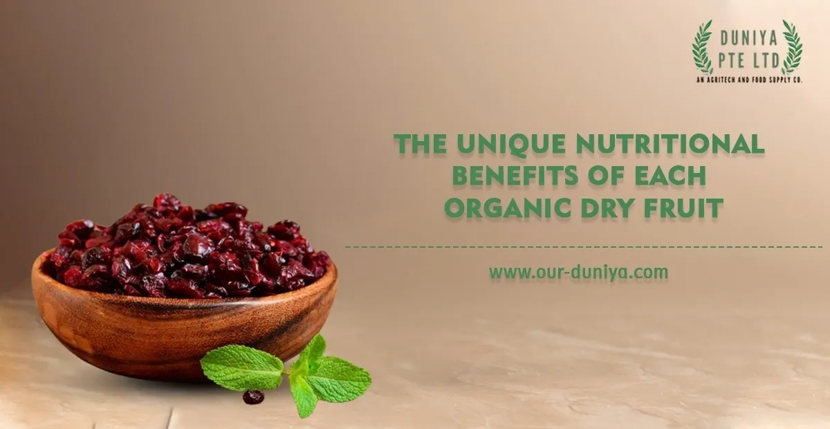 organic dried cranberries